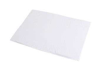 Lotus Crib Cotton Fitted Sheet laid flat
